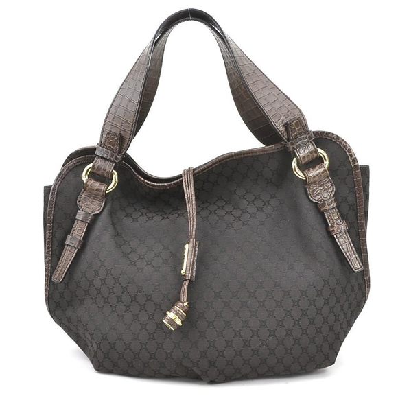 Celine Handbag Black Leather Bittersweet Macadam - Picture 1 of 5